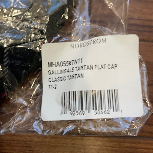 New Barbour Gallingale Tartan Flat Cap Size 7 1/2 - Picture 5 of 7